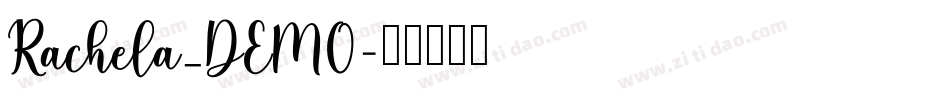 Rachela_DEMO字体转换