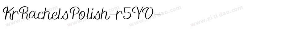 KrRachelsPolish-r5YO字体转换