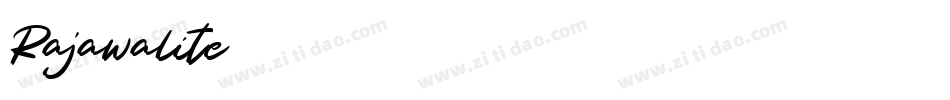 Rajawalite字体转换