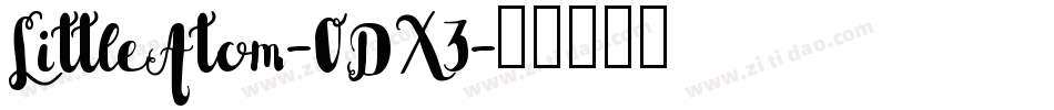 LittleAtom-ODX3字体转换
