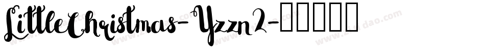 LittleChristmas-Yzzn2字体转换