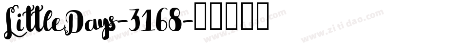 LittleDays-3168字体转换