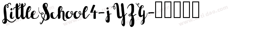 LittleSchool4-jYZG字体转换