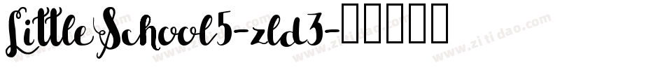 LittleSchool5-zld3字体转换