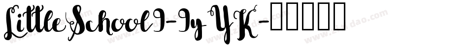 LittleSchool9-9yYK字体转换