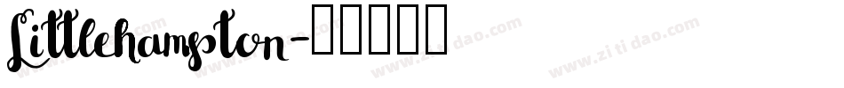 Littlehampton字体转换