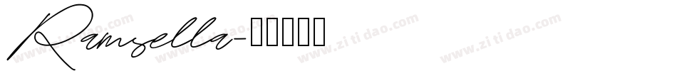 Ramsella字体转换