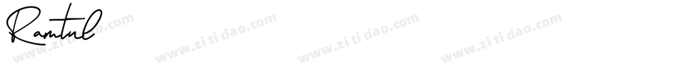 Ramtul字体转换