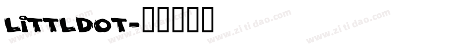 littldot字体转换