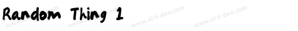 Random-Thing-1字体转换