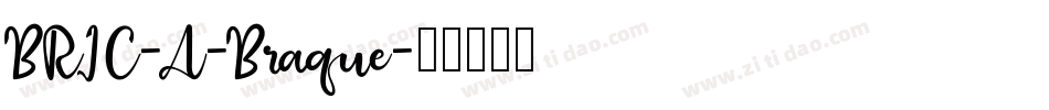 BRIC-A-Braque字体转换