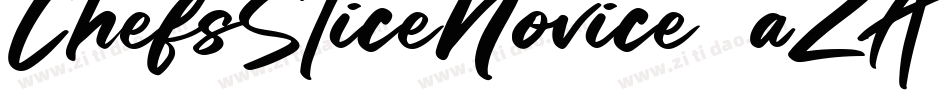ChefsSliceNovice-8aZA字体转换