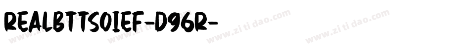 RealBttsoief-d96R字体转换