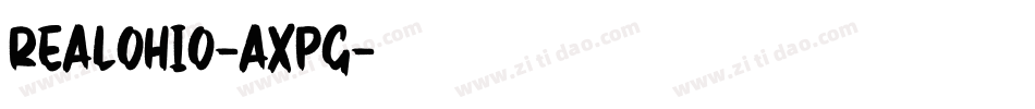 RealOhio-aXpg字体转换