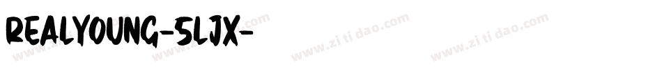 RealYoung-5Ljx字体转换