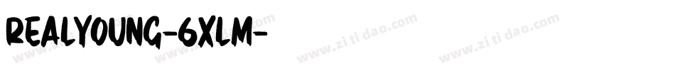 RealYoung-6XLM字体转换