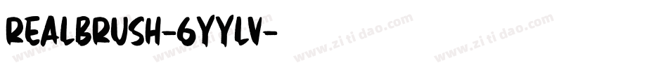 Realbrush-6YYlv字体转换