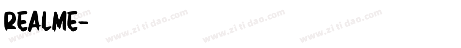 Realme字体转换