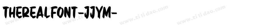 TheRealFont-JJym字体转换