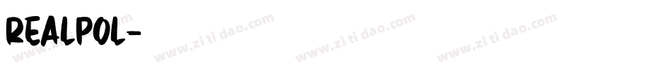 realpol字体转换