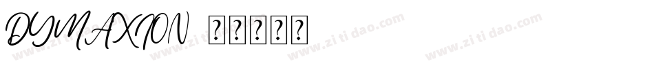DYMAXION字体转换