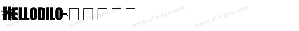 Hellodilo字体转换