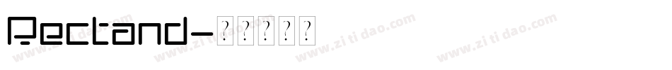 Rectand字体转换