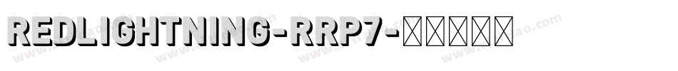 RedLightning-rrp7字体转换