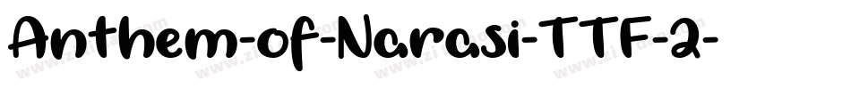 Anthem-of-Narasi-TTF-2字体转换