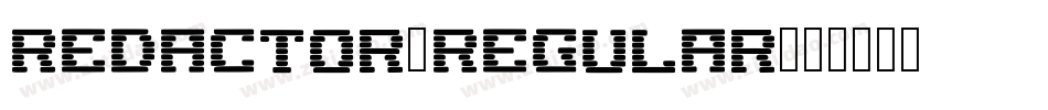 Redactor-Regular字体转换