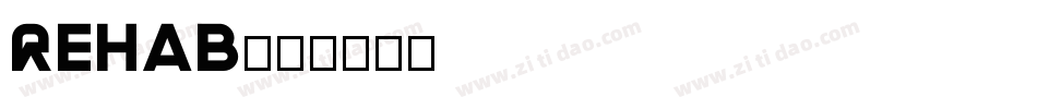 Rehab字体转换