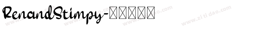 RenandStimpy字体转换