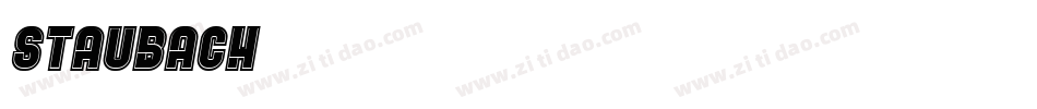 Staubach字体转换