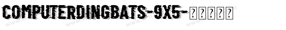 ComputerDingbats-9X5字体转换