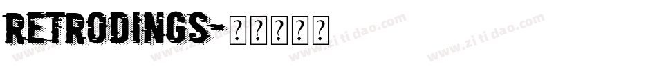 Retrodings字体转换