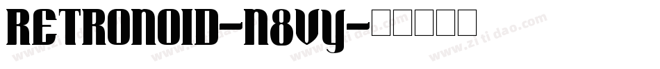 Retronoid-n8vY字体转换