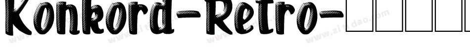 Konkord-Retro字体转换