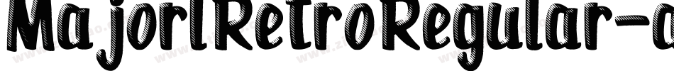 MajorlRetroRegular-aqom字体转换