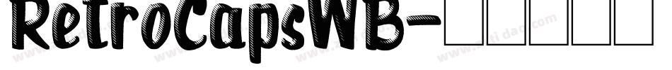 RetroCapsWB字体转换