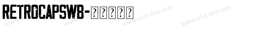 RetroCapsWB字体转换