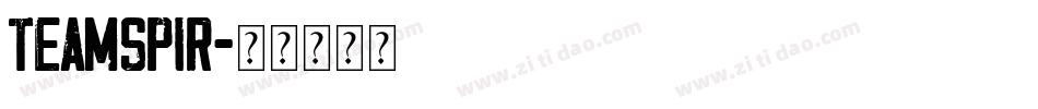 TEAMSPIR字体转换