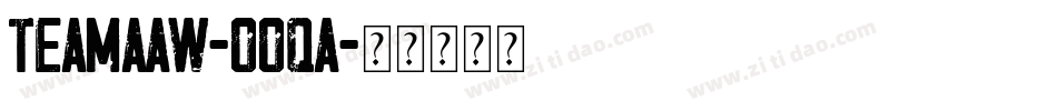 Teamaaw-oOqa字体转换
