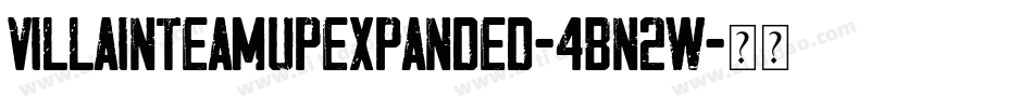VillainTeamUpExpanded-4Bn2W字体转换