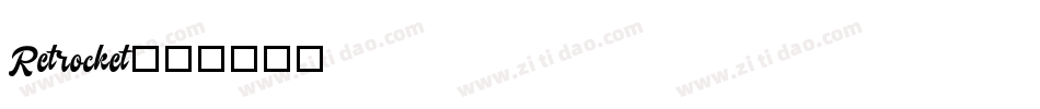 Retrocket字体转换