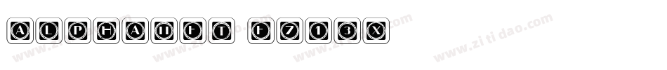 Alphanet-eZ13x字体转换