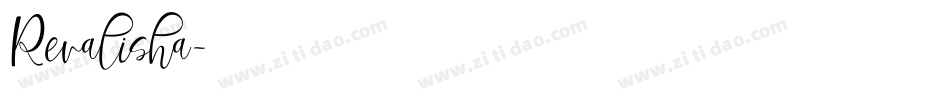 Revalisha字体转换