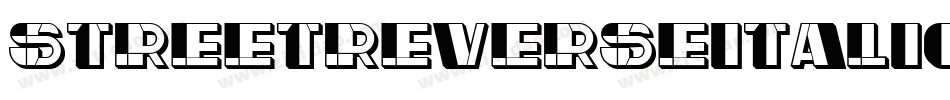 StreetReverseItalic-evn字体转换