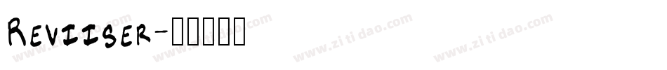 Reviiser字体转换
