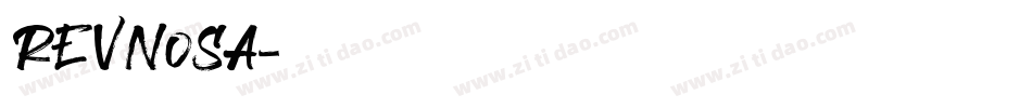 Revnosa字体转换