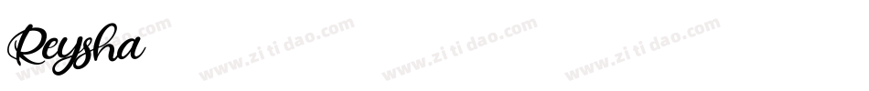 Reysha字体转换
